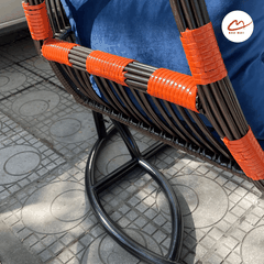 Xích Đu Sân Vườn Cần Kép 3 Chỗ Ngồi, Tùy Chọn Màu Sắc Theo Ý