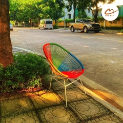 Bộ bàn ghế Acapulco ngũ sắc 2 ghế 1 bàn