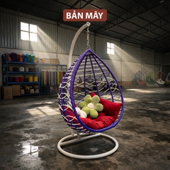 Xích Đu Trứng Phối Màu – Thiết Kế Giọt Nước Cá Tính Cho Không Gian Hiện Đại