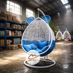 Xích Đu Thư Giãn Tai Gấu Phối Màu – Điểm Nhấn Cảm Xúc Cho Không Gian