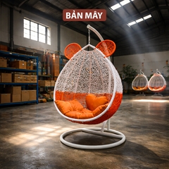 Xích Đu Thư Giãn Tai Gấu Phối Màu – Điểm Nhấn Cảm Xúc Cho Không Gian