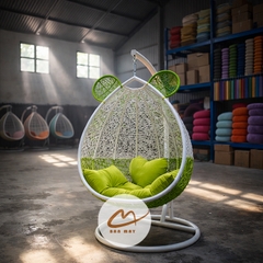 Xích Đu Thư Giãn Tai Gấu Phối Màu – Điểm Nhấn Cảm Xúc Cho Không Gian