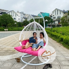 Xích Đu Giường Kén Tròn Kê Chân – Phiên Bản Nâng Cấp Cho Trải Nghiệm Xích Đu Thư Giãn Toàn Diện