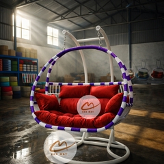 Xích Đu Mây Nhựa Cần Kép Phượng Hoàng - Mẫu Xích Đu Decor Ban Công Siêu Bền