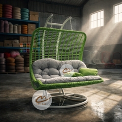 Ghế Xích Đu Lưng Vòm Hồng – Khi Không Gian Sống Trở Thành Tuyên Ngôn Cá Tính