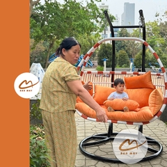 Ghế Xích Đu Đôi Cần Kép Cao Cấp, Quà Tặng Tân Gia Sang Trọng & Ý Nghĩa