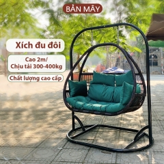 Xích đu phượng hoàng đôi cần bầu dục