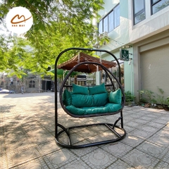 Xích đu phượng hoàng đôi cần bầu dục