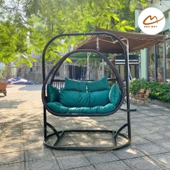 Xích đu phượng hoàng đôi cần bầu dục