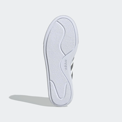 Giày thể thao Nữ Adidas court platform "silver metallic" gv8996 - hàng chính hãng
