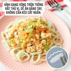Mì Udon Tách Muối Dạng Vòng EDISONMAMA Cho Bé Từ 12 Tháng Tuổi  - Mềm Dễ Ăn, Nấu Nhanh