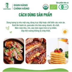 Mật Hoa Dừa Cô Đặc SOKFARM Cho Bé  – Ngọt Tự Nhiên, Ít Đường – Thay Thế Đường Tinh Luyện