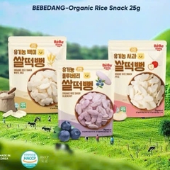 Bánh Gạo Hữu Cơ BEBEDANG Dạng MIẾNG - Chứa Lợi Khuẩn - Cho Bé Ăn Dặm Từ 6 Tháng Tuổi