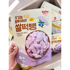 Bánh Gạo Hữu Cơ BEBEDANG Dạng MIẾNG - Chứa Lợi Khuẩn - Cho Bé Ăn Dặm Từ 6 Tháng Tuổi