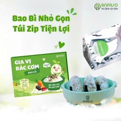 Gia Vị Rắc Cơm ANPASO Cho Bé Ăn Dặm Từ 1 Tuổi - Nguyên Liệu Tự Nhiên, An Toàn