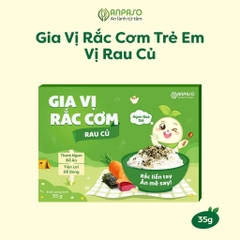 Gia Vị Rắc Cơm ANPASO Cho Bé Ăn Dặm Từ 1 Tuổi - Nguyên Liệu Tự Nhiên, An Toàn