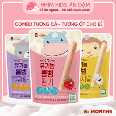 Bánh Ăn Dặm Gạo Lứt Hữu Cơ THANH DÀI MOM'S CHOICE Cho Bé Từ 6 Tháng Tuổi - Túi 30g