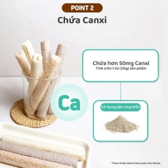 Bánh Ăn Dặm Gạo Lứt Hữu Cơ THANH DÀI MOM'S CHOICE Cho Bé Từ 6 Tháng Tuổi - Túi 30g