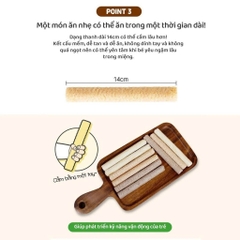 Bánh Ăn Dặm Gạo Lứt Hữu Cơ THANH DÀI MOM'S CHOICE Cho Bé Từ 6 Tháng Tuổi - Túi 30g