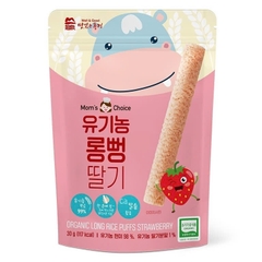 Bánh Ăn Dặm Gạo Lứt Hữu Cơ THANH DÀI MOM'S CHOICE Cho Bé Từ 6 Tháng Tuổi - Túi 30g