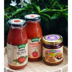 Tương Cà Chua SPICO Cô Đặc Tự Nhiên, Thuần Chay, Phù Hợp Cho Bé Ăn Dặm Và Gia Đình