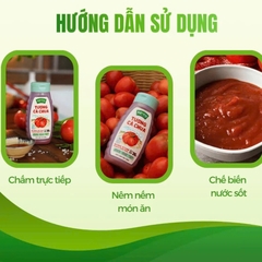 Tương Cà Chua Cô Đặc SPICO CHAI NHỰA 430g Brix 26, Đặc Sệt Hơn, Thuần Chay Cho Gia Đình