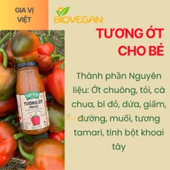 Tương Ớt Không Cay Cho Bé SPICO, Thuần Chay, Không Chất Bảo Quản, An Toàn