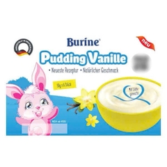 Pudding BURINE Cho Bé Ăn Dặm, Kết Cấu Mềm Mịn, Nguyên Kem - Cho Bé Từ 6 Tháng Tuổi