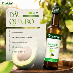 Dầu Ăn Hữu Cơ Ép Lạnh Nguyên Chất CRUDOLIO, Dầu Olive, Dầu Omega 3-6-9, Dầu Hạt Cải - Nhập Khẩu Ý