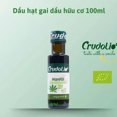 Dầu Ăn Hữu Cơ Ép Lạnh Nguyên Chất CRUDOLIO, Dầu Olive, Dầu Omega 3-6-9, Dầu Hạt Cải - Nhập Khẩu Ý