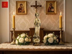 Tượng Mẹ La Vang cao 35cm