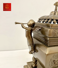 Lư Hương Đồng - Cao 15 cm