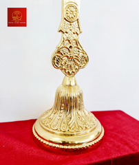 Thánh Giá Đế Tròn Tia Chớp Cao 50cm - Màu Gold
