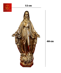 Tượng Đức Mẹ Maria Ban Ơn - Cao 40cm