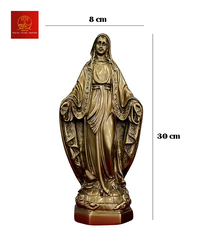 Tượng Đức Mẹ Maria Ban Ơn - Cao 30cm