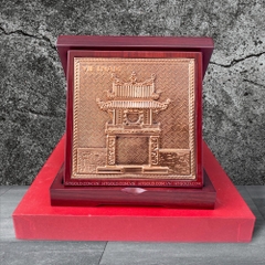 QUÀ TẶNG TRANH ĐỒNG KHUÊ VĂN CÁC <br>(Kích thước 16cm X 16cm).