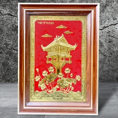 TRANH ĐỒNG CHÙA MỘT CỘT (50cm * 70cm)