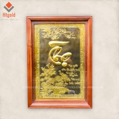 TRANH ĐỒNG CHỮ THỌ (Kích thước 50cm x 70cm)