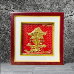 TRANH ĐỒNG CHÙA MỘT CỘT <br> (Kích thước 26cm x 26cm)...