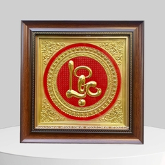 TRANH CHỮ LỘC BẰNG ĐỒNG (40cm x 40cm)