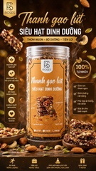 Thanh Gạo Lứt Siêu Hạt - 250Gr
