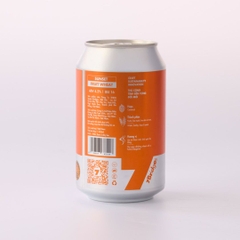 Bia thủ công 7 Bridges Sunset Tangerine Wheat 330ml hương vị cam quýt tươi mát cùng hương hoa cỏ và gia vị