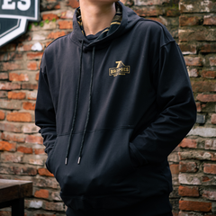 Áo hoodie 7 Bridges màu Đen