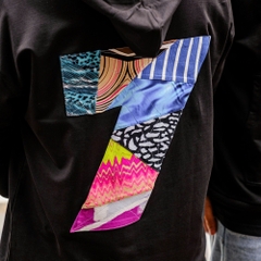 Áo 7 Patch Hoodie màu đen