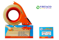 Cắt băng keo cầm tay 7cm Dân Hoa TD-D02 cam ( nhựa )