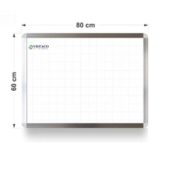 Bảng trắng Mica 60cm x 80cm cố định