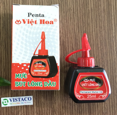 Mực bút lông dầu Penta Việt Hoa Đỏ