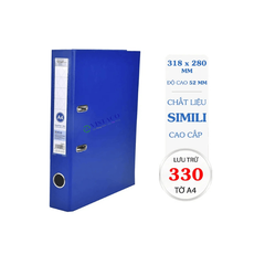 Bìa còng 50mm A4 FO-BC11 xanh 1 mặt si Thiên Long