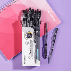 Bút bi FO-03 đen Flexoffice