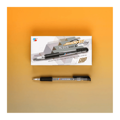 Bút bi TL025 Grip đen Thiên Long